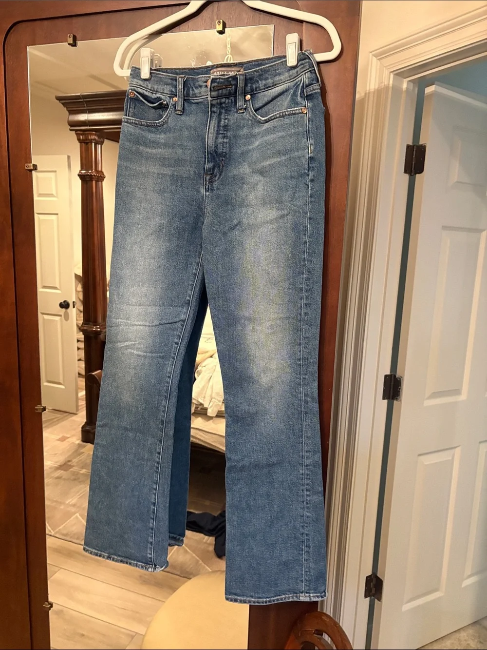 J Crew Classic Straight-Leg Blue Jeans